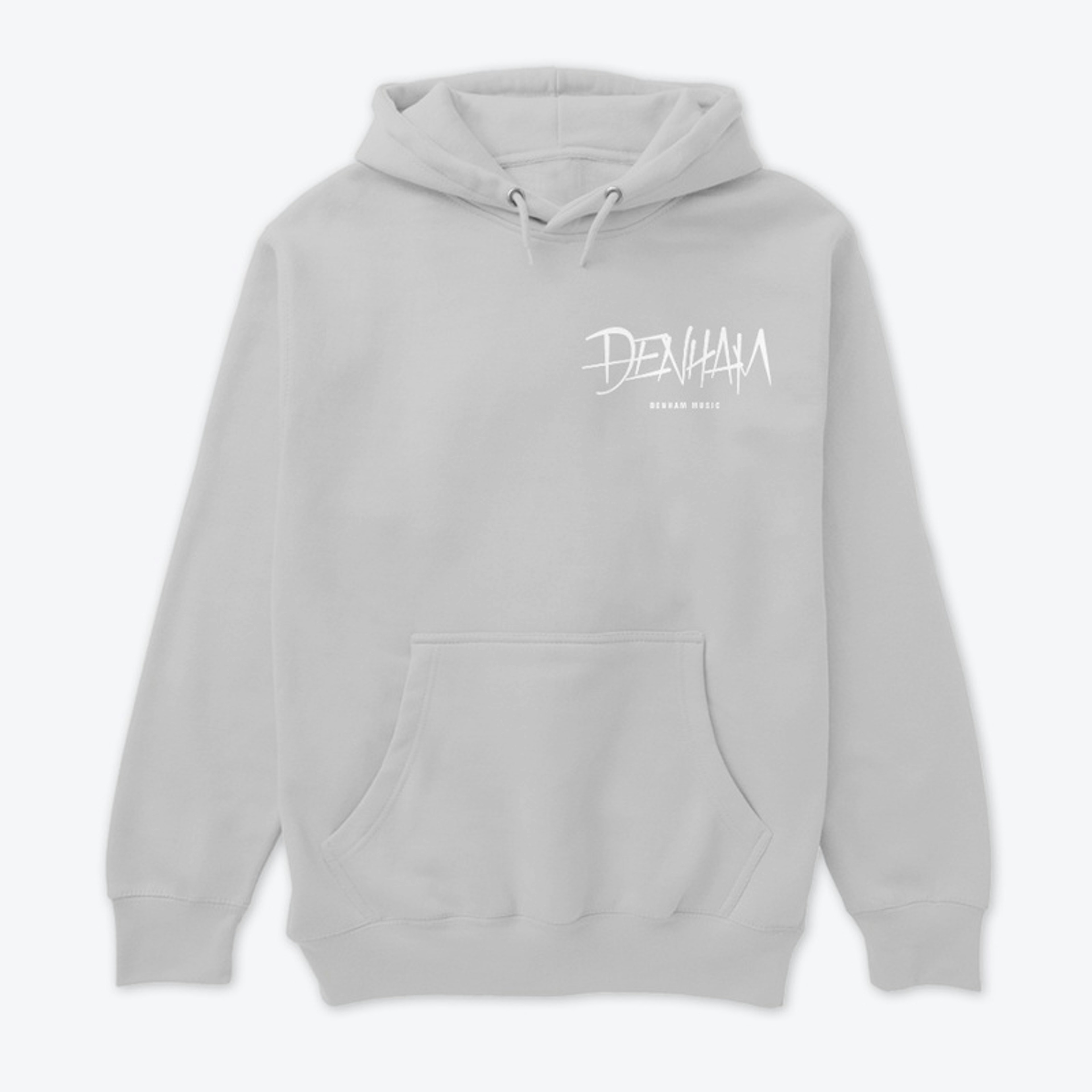 Pull Over Hoodie White Logo Small